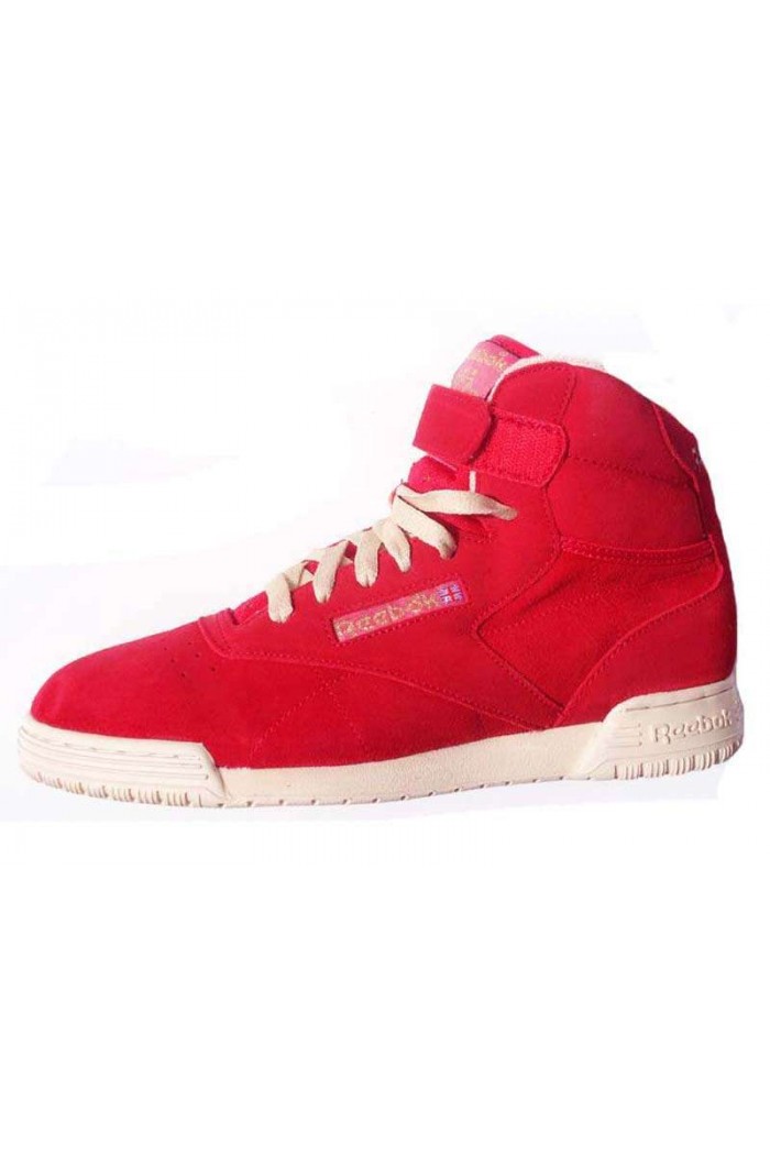 Reebok Exofit Clean Hi - Рийбок мъжки кецове в червено